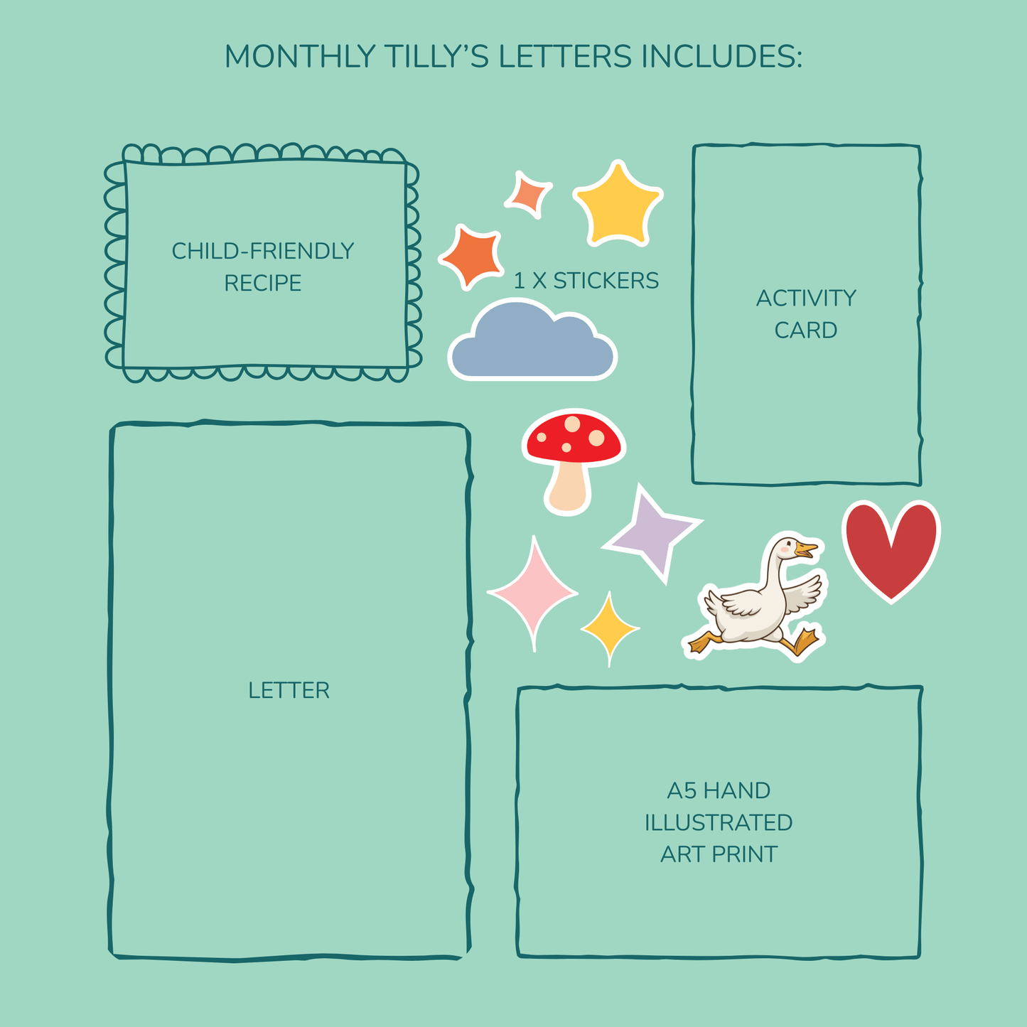 Little Wanderers Extra Stickers - Tilly's Letters