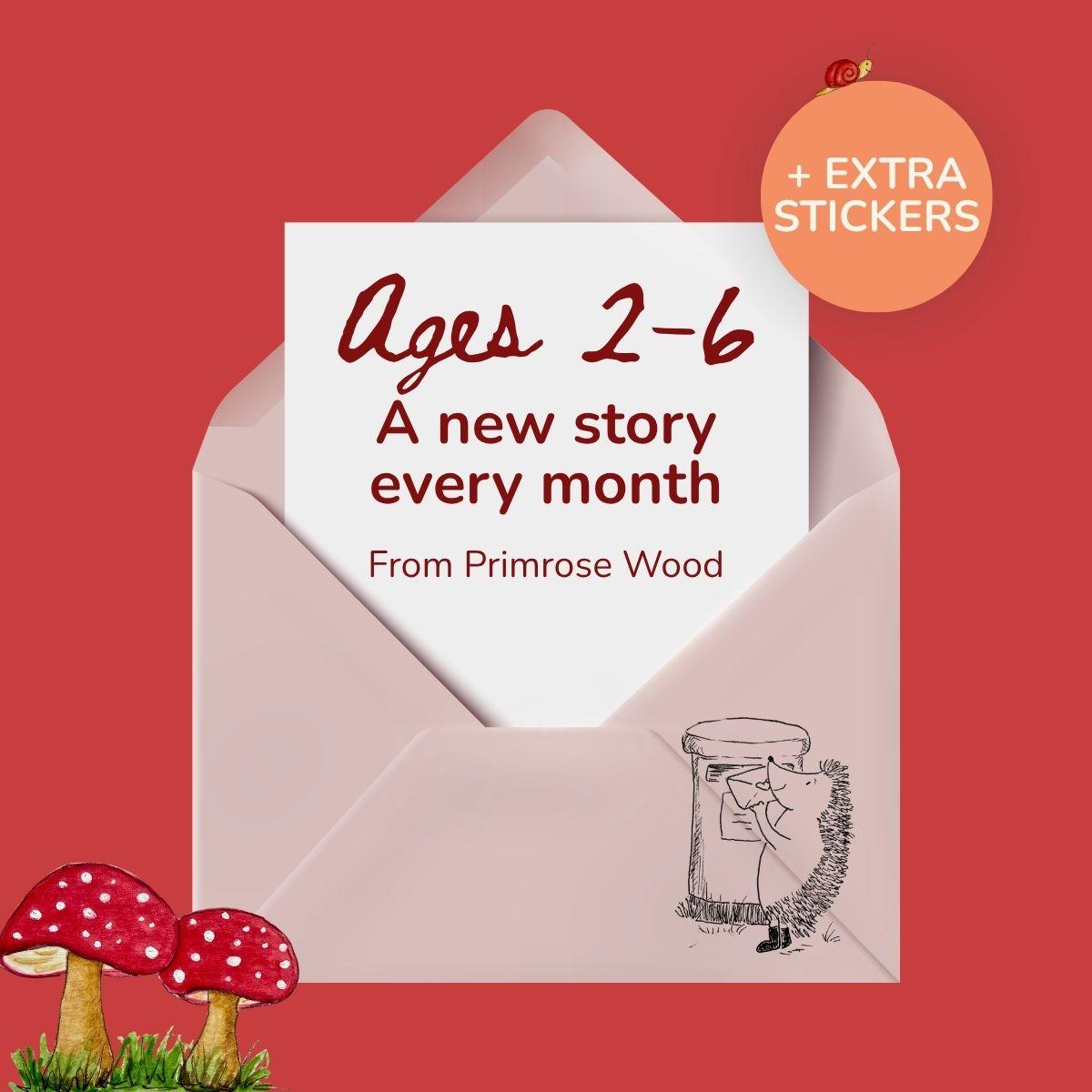 Monthly Letters + Extra Stickers for Ages 2–6