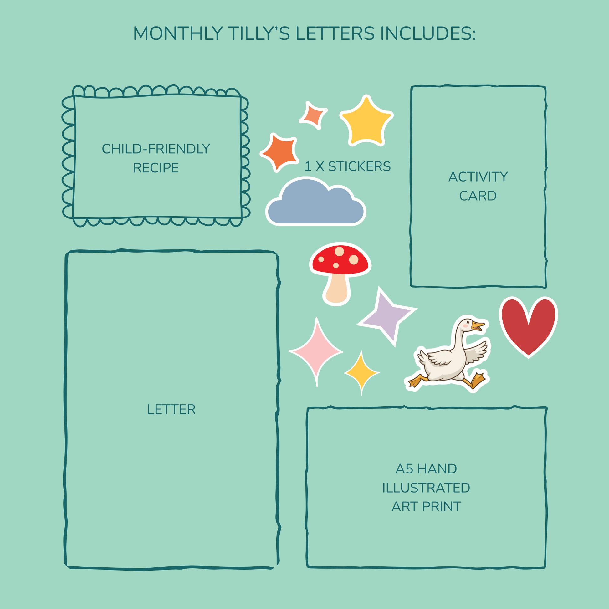 Little Wanderers Extra Stickers - Tilly's Letters